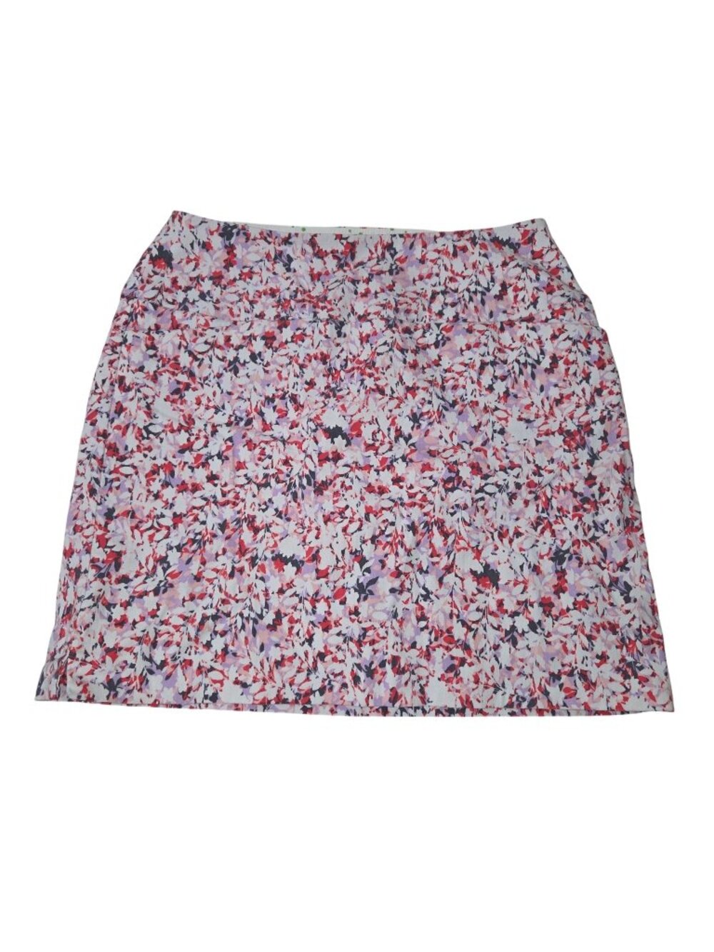 Swing Control Floral Print Golf Skort Womens Size 10 White 3348